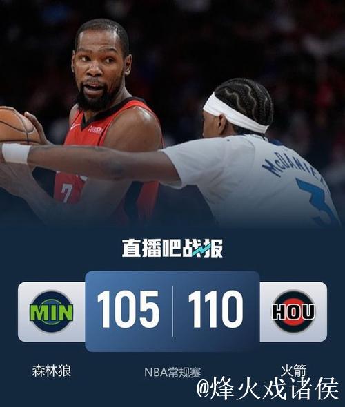 火箭鏖战力克森林狼 杜兰特砍下39分+7 火箭鏖战力克森林狼 杜兰特砍下39分+7